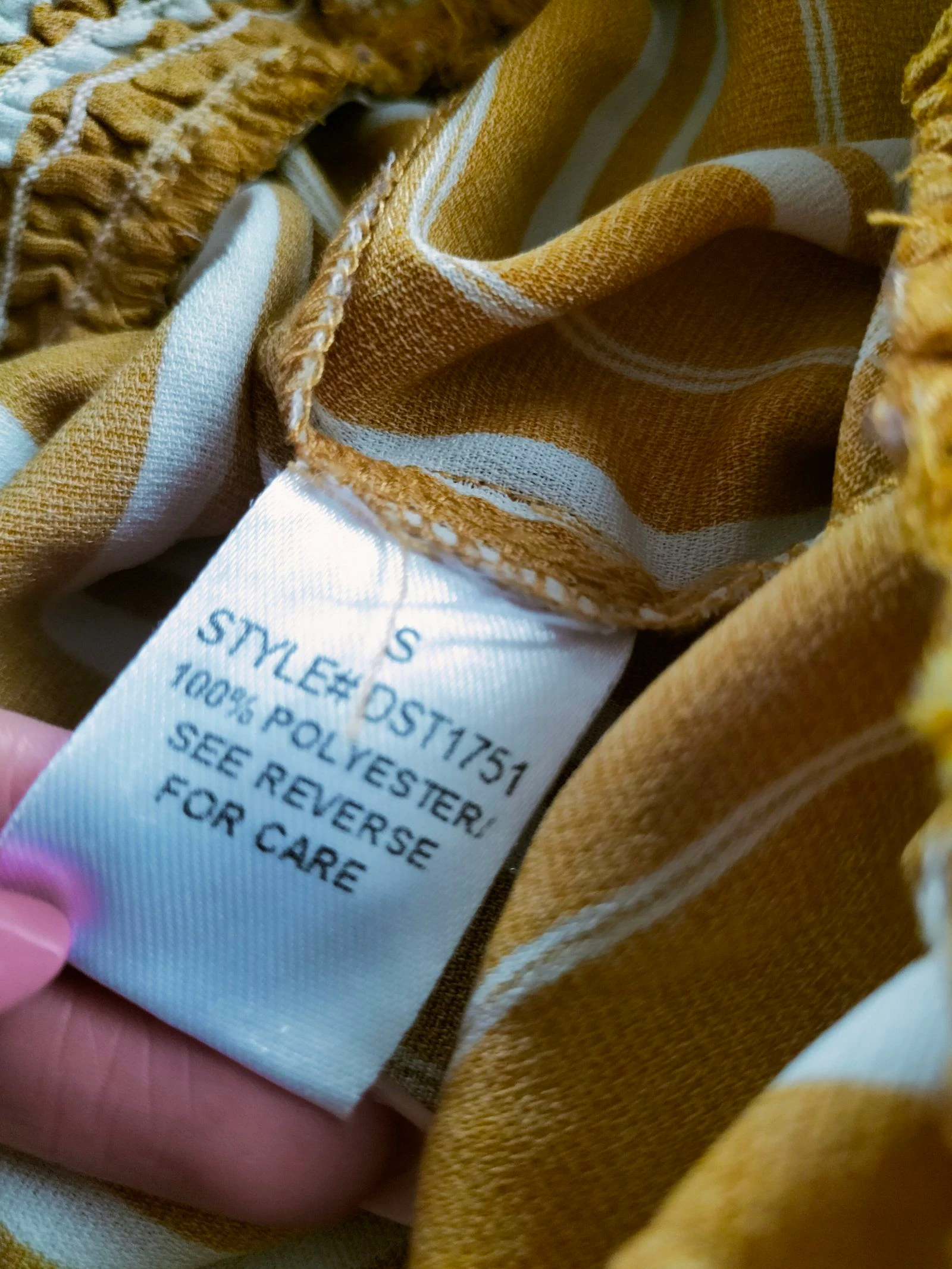Macacão Pantalon S | OHS Clothing | Novo | Amarelo & Mostarda – photo 5